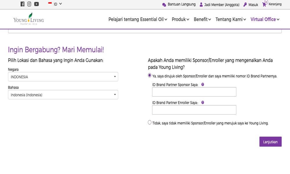 Masukan nomor anggota